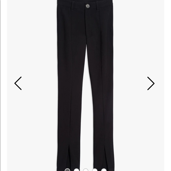 Weworewhat SLIT STRETCH HERRINGBONE TWILL PANT NWT - Picture 6 of 7